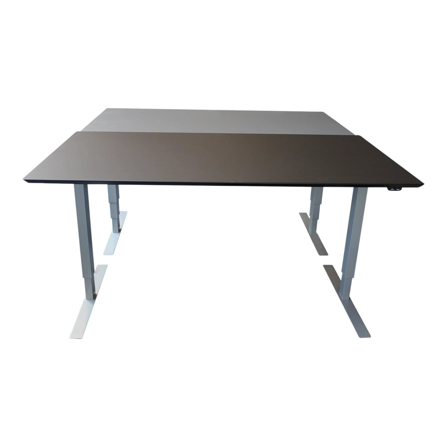 Fabriksnye hæve sænkebord el med hvid Nanolaminat 140*80cm