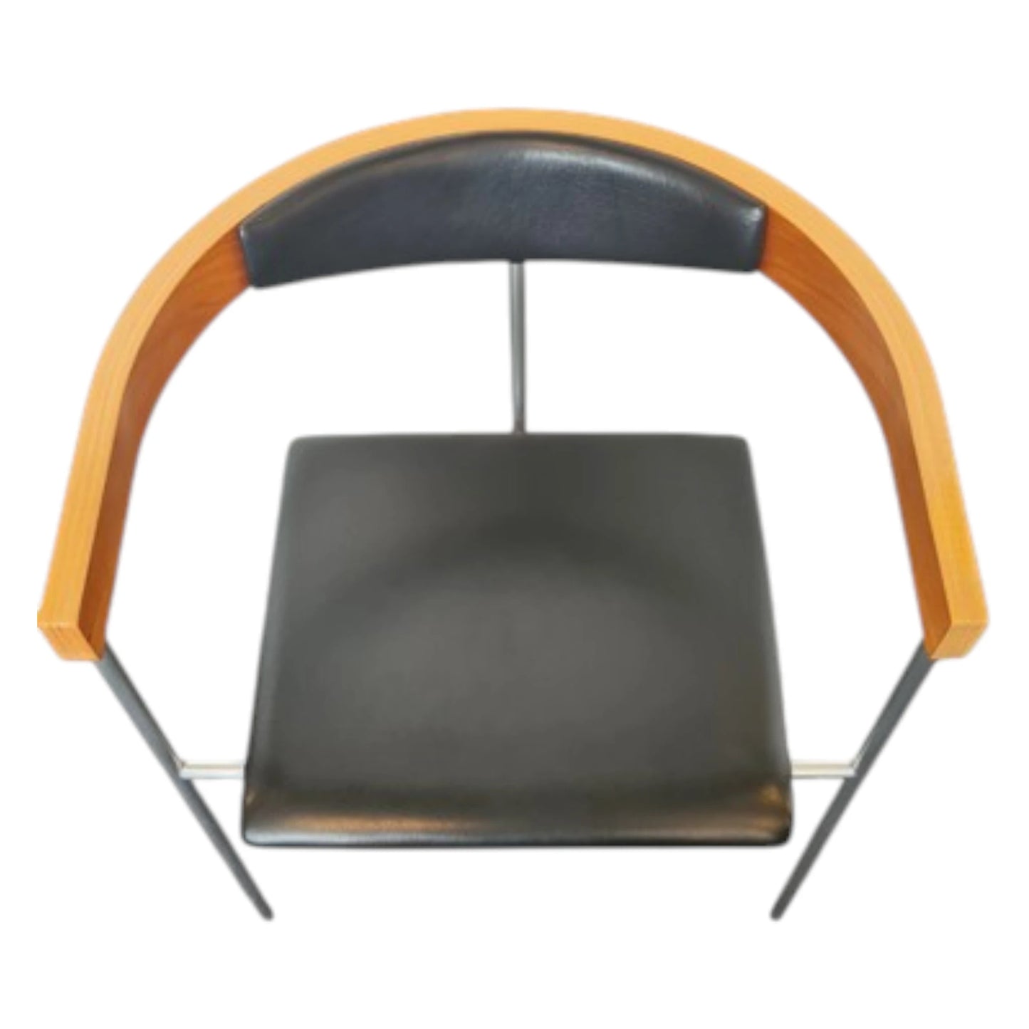 Rumas Cinus stabelstol med lædersæde