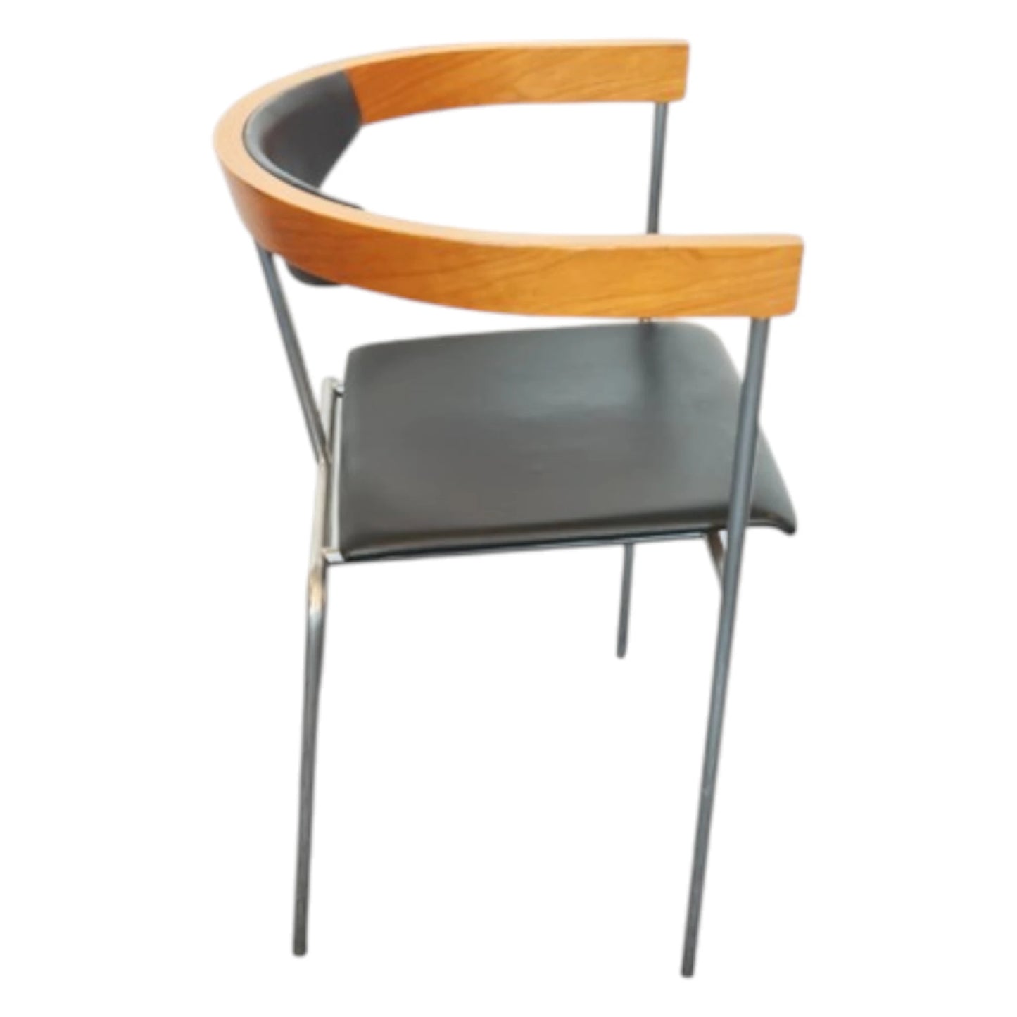 Rumas Cinus stabelstol med lædersæde