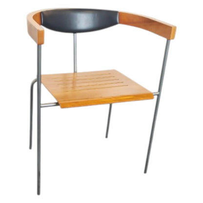 Rumas stabelstol med træsæde