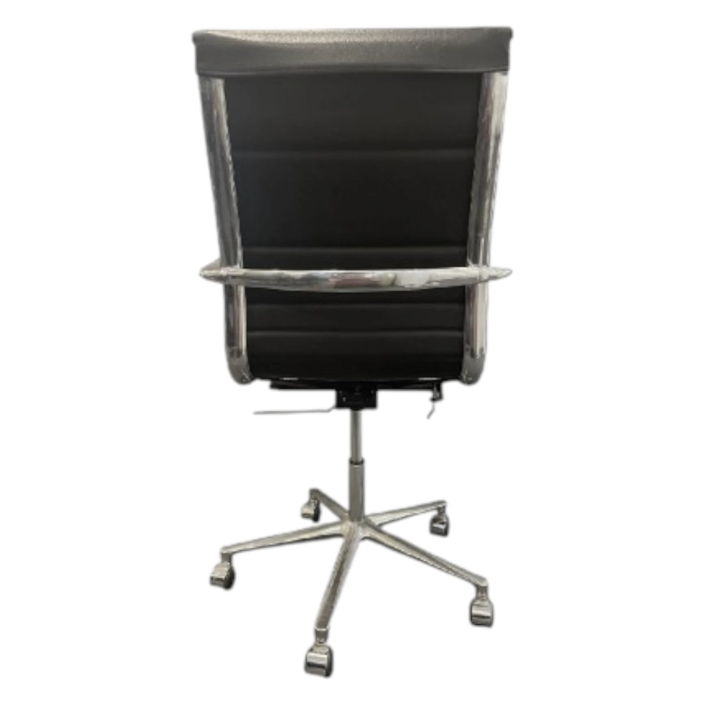 ICF konferencestol med armlæn og stel af poleret aluminium