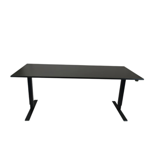 ECO Pinta EQB Linoleum, sort hæve sænkebord el 160x80 cm