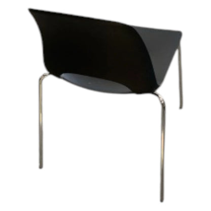Dencon Frigg Kantinestol (Sort)