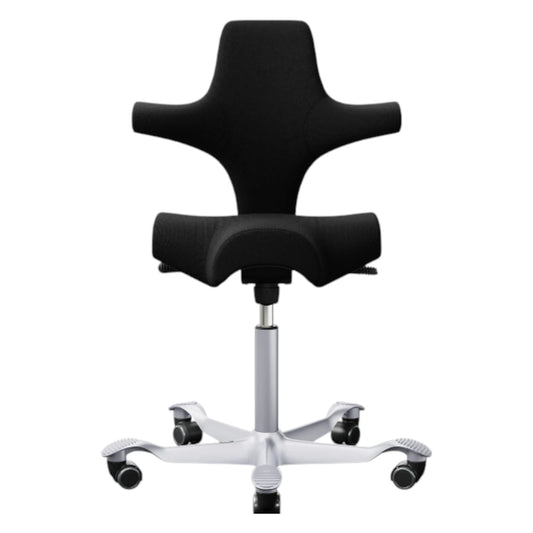 Nypolstret og renoveret Håg Capisco sort