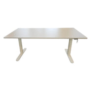 Hæve sænkebord - Lysegrå decor-laminat