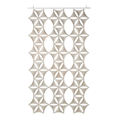 Abstracta Airflake lydabsorberende vægdekoration, rumafskærmning og lofthængt akustik