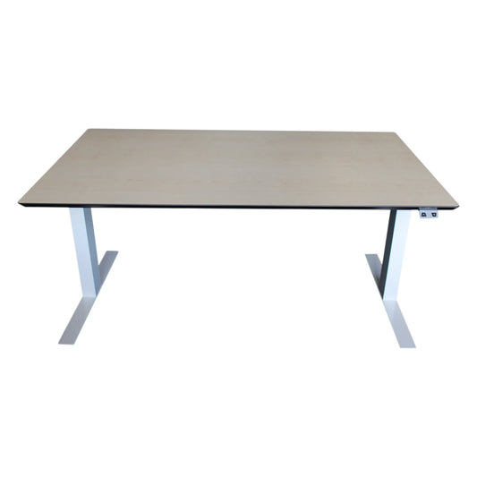 Fabriksnyt hæve sænkebord el med træfinér