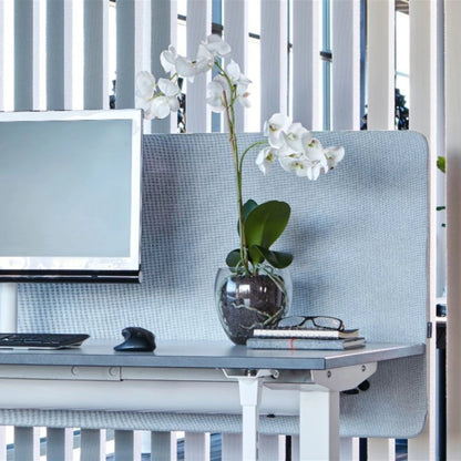 Bordskærm, lysegrå.