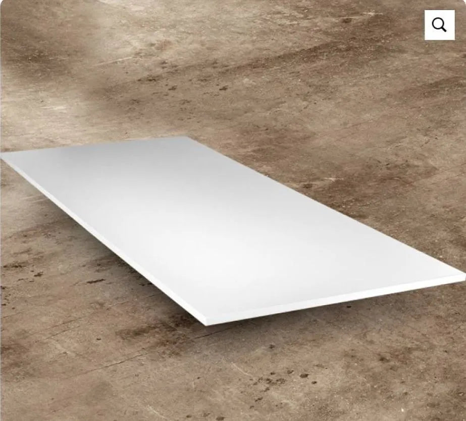 Bordplade Decorlaminat hvid 120 x 80cm