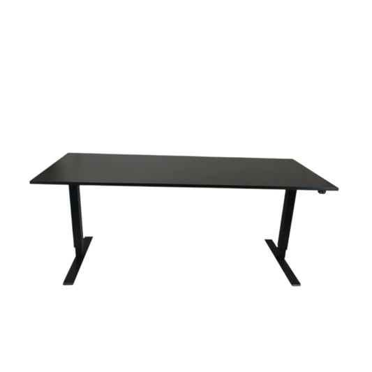 ECO Pinta EQB Linoleum, sort hæve sænkebord el 120x80 cm