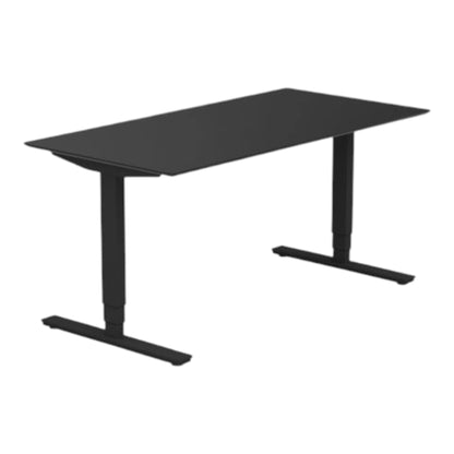 Fabriksnye hæve sænkebord el med sort Nanolaminat 160*80cm
