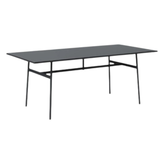 Union bord 180 x 90 cm sort Nanolaminat