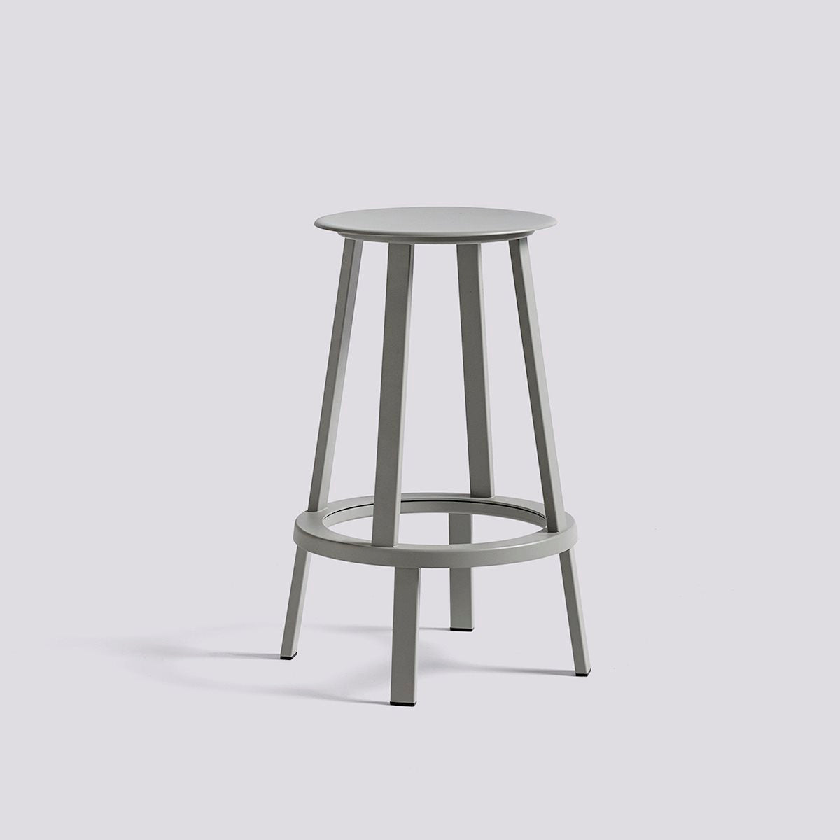 HAY Revolver Bar Stool Low H65 Sky Grey