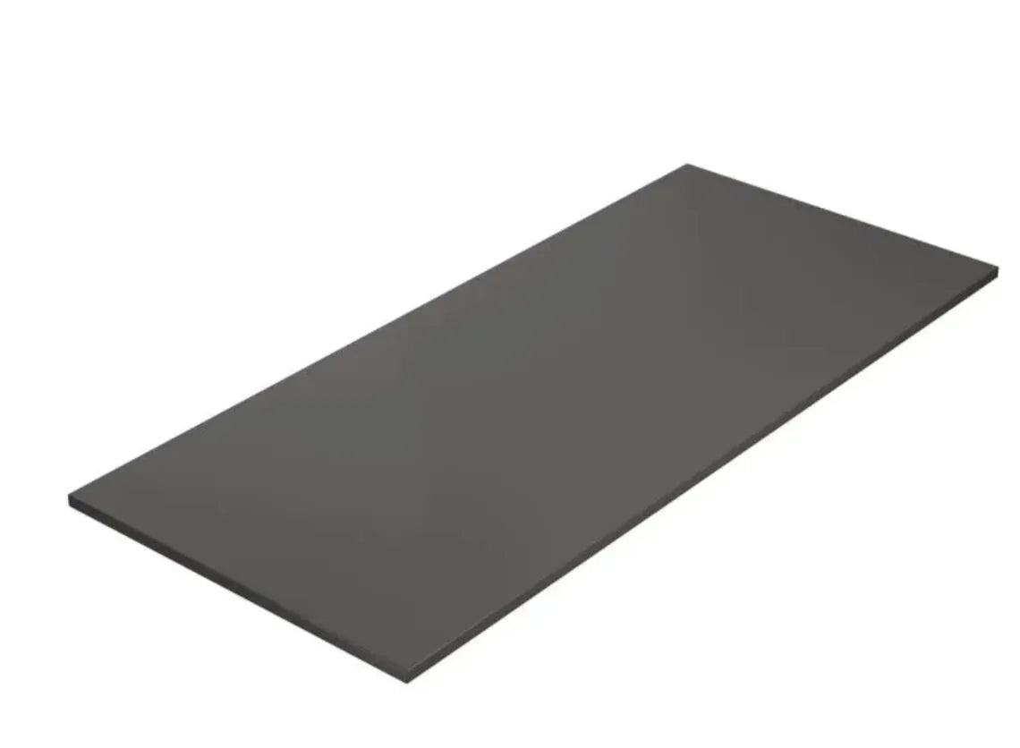 Bordplade Decorlaminat antracit grå 160 x 80cm