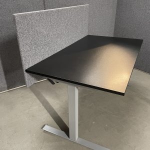 Akustik bordskærm, grå